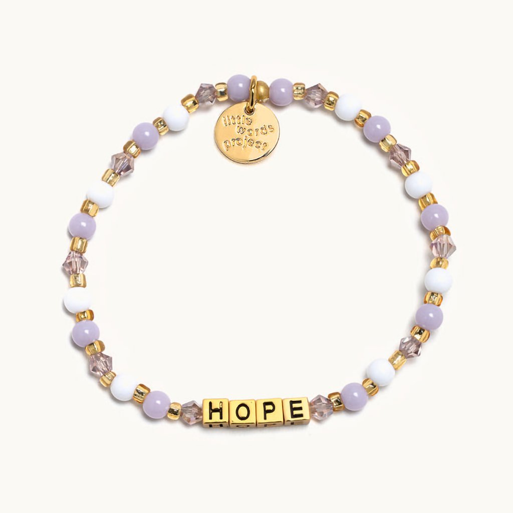 Little Words Project  Hope - Gold Era - Lilac Petals - S/M