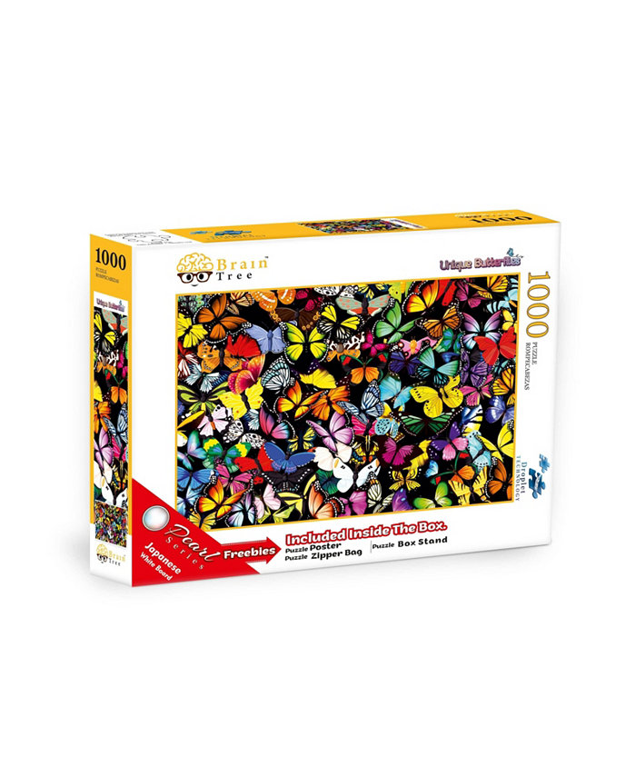 Brain Tree Games Unique Butterflies 1000 Piece Puzzle