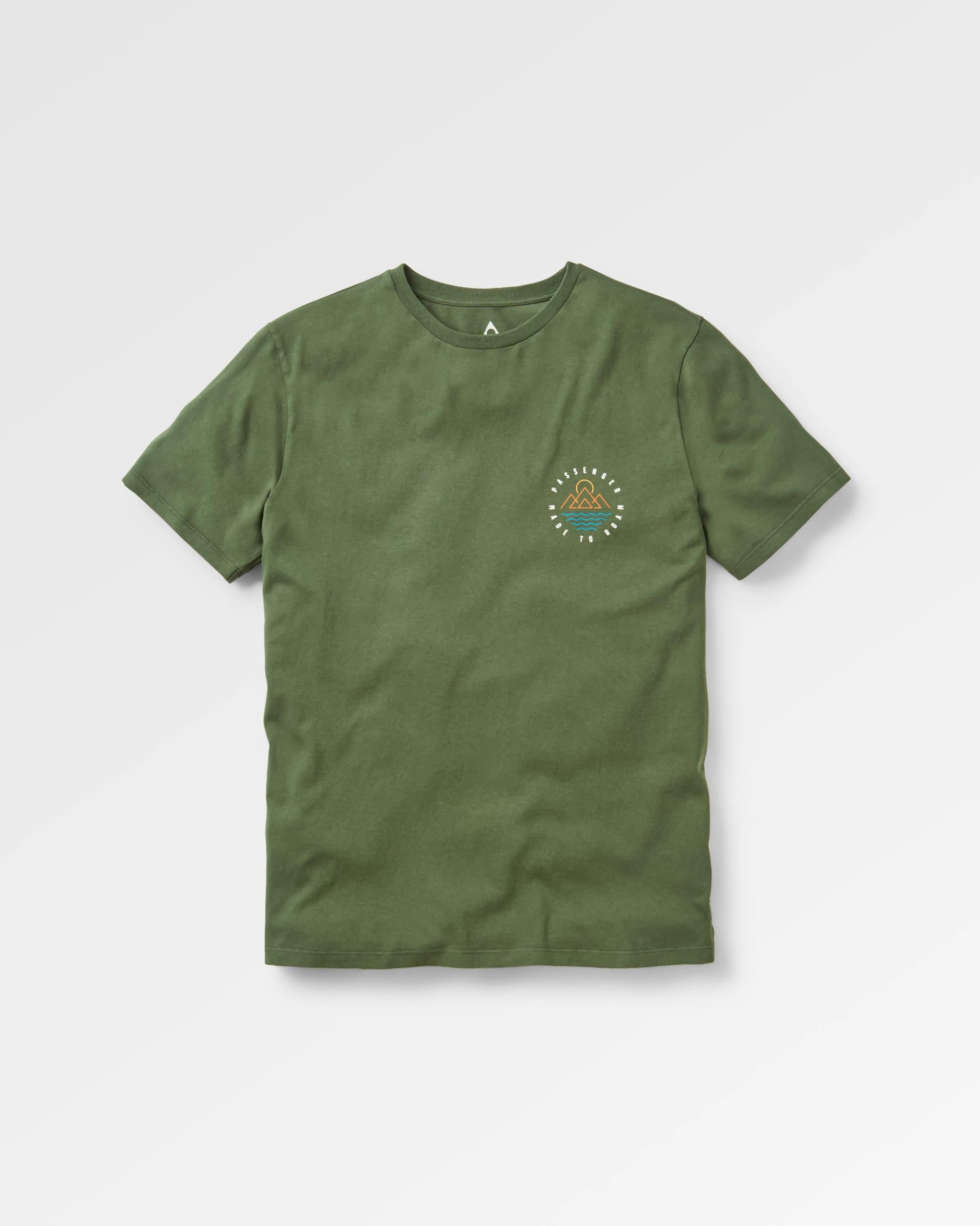 Escapism Recycled Cotton T-Shirt - Fir Tree