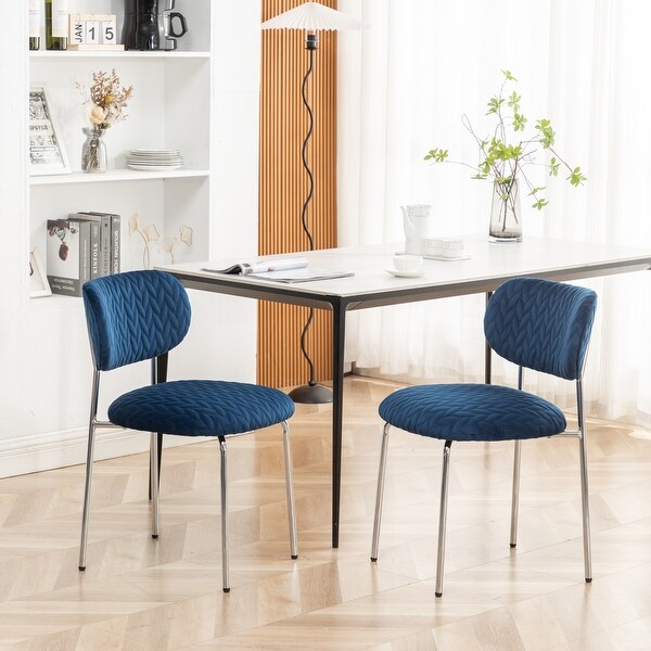 Velvet dining 2 Chair Set