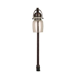 Hampton Bay Auburn 4.5-Watt Oil Rubbed Bronze Outdoor Integrated LED Landscape Path Light (4-Pack) JPU1501L-4PK