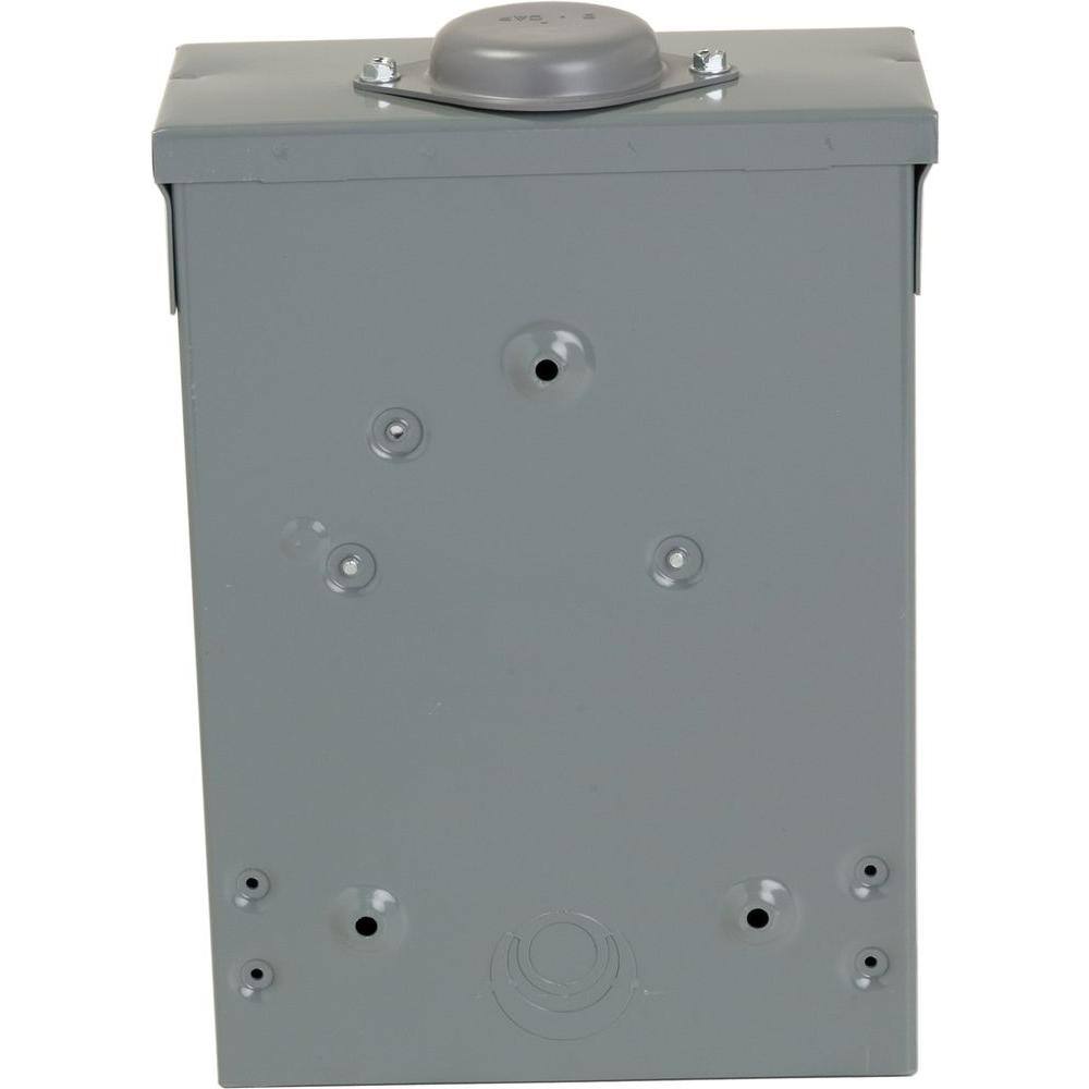 Square D Homeline 100 Amp 6-Space 12-Circuit Outdoor Main Lug Load Center(HOM612L100RBCP) HOM612L100RBCP