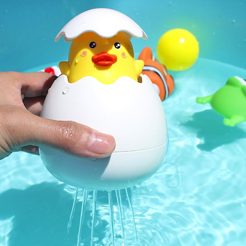 Baby Bathing Toy Kids Cute Duck Penguin Egg Water Spray Sprinkler Bathroom Sprinkling Shower Swimming Water Toys For Kids