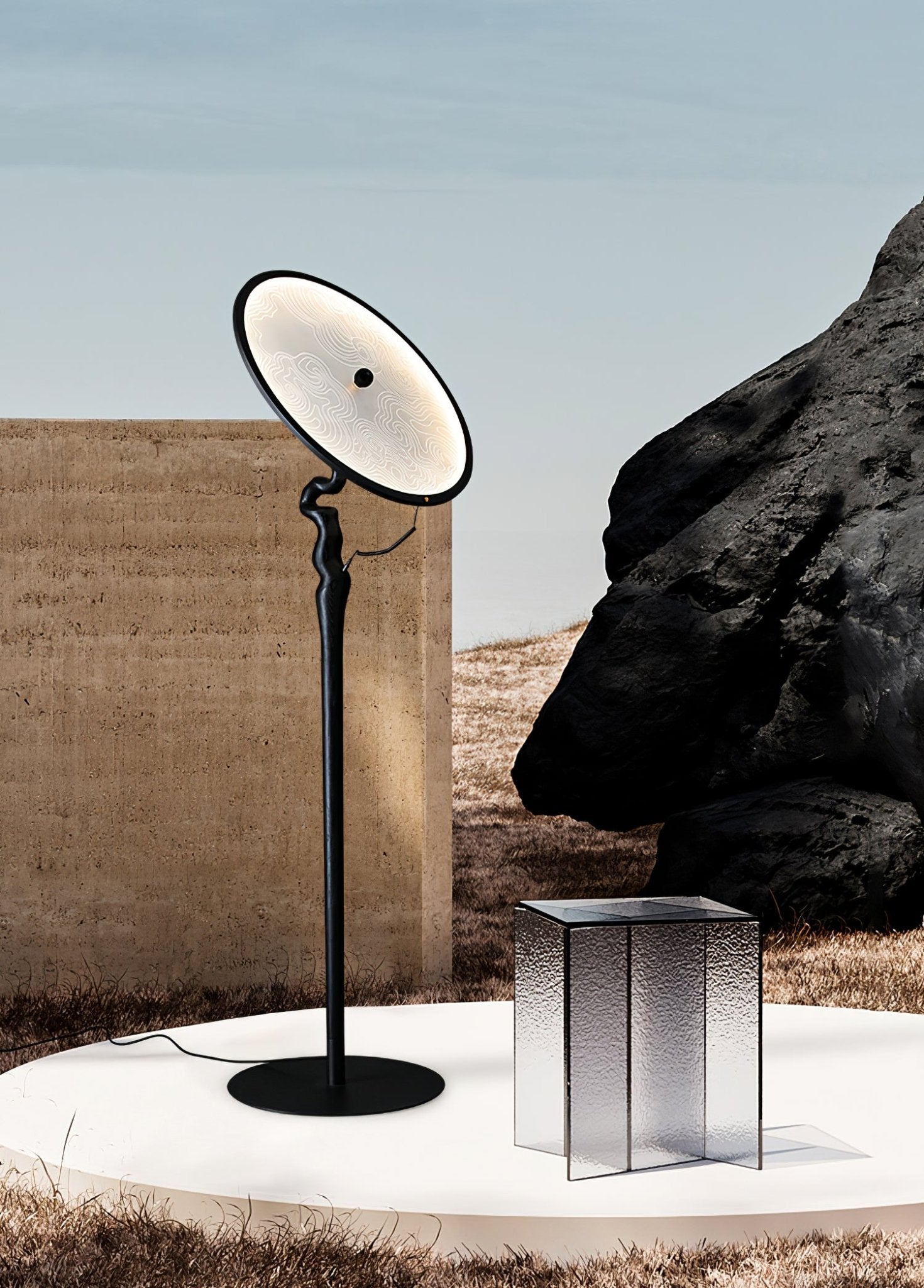 Radar Transmitter Floor Lamp