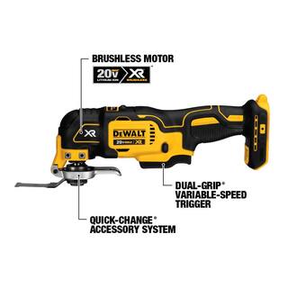 DW 20V MAX Cordless 4 Tool Combo Kit with (2) 20V 1.5Ah Batteries and Charger DCK444C2