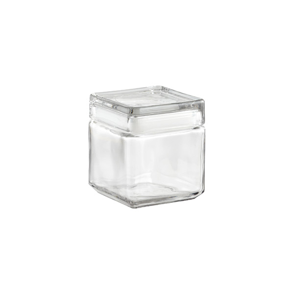 Anchor Hocking Stackable Square Glass Canisters