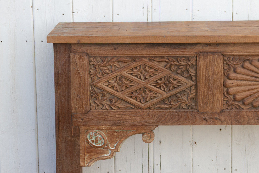 Fabulous Southern Indian Carved Console   Eclectic   Console Tables   by De cor  Houzz