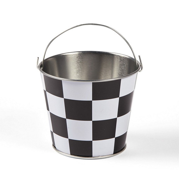 Fun Express 265608 Checkered Pails (12)   NS