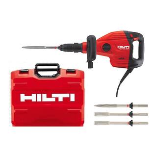 Hilti 120V SDS-MAX TE 700-AVR Corded 4.9 in. Brushless Breaker Demolition Hammer Drill Kit with Case Pointed and Flat Chisels 3484793