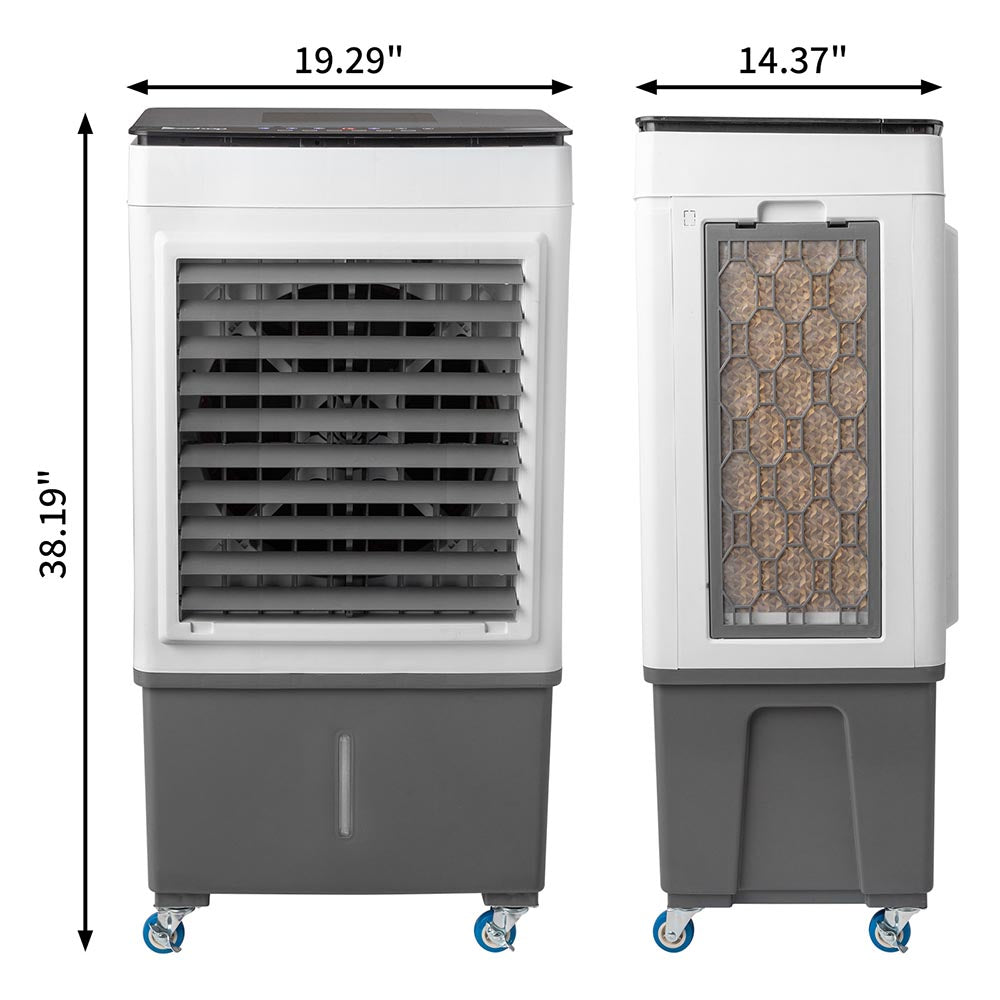 Yescom Portable Swamp Evaporative Cooler 120W 40L 2650 CFM