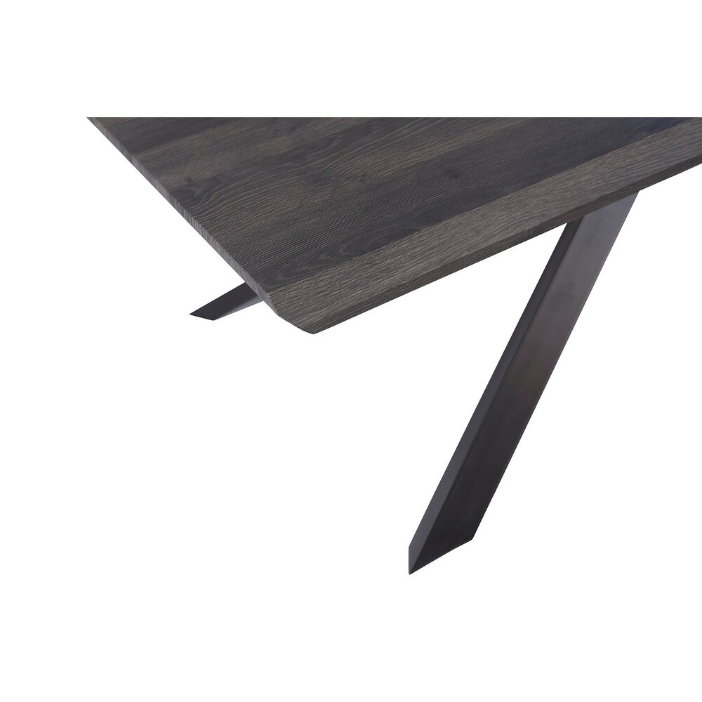 Rye Studio Roma Modern Grey Wood Dining Table