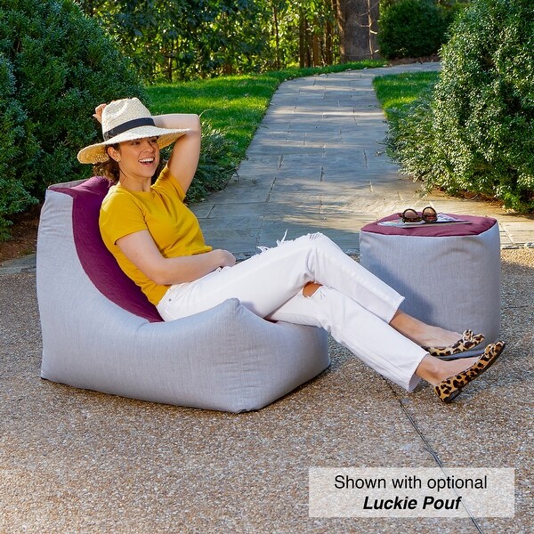 Jaxx Juniper Sunbrella Fabric Outdoor Bean Bag Patio Chair