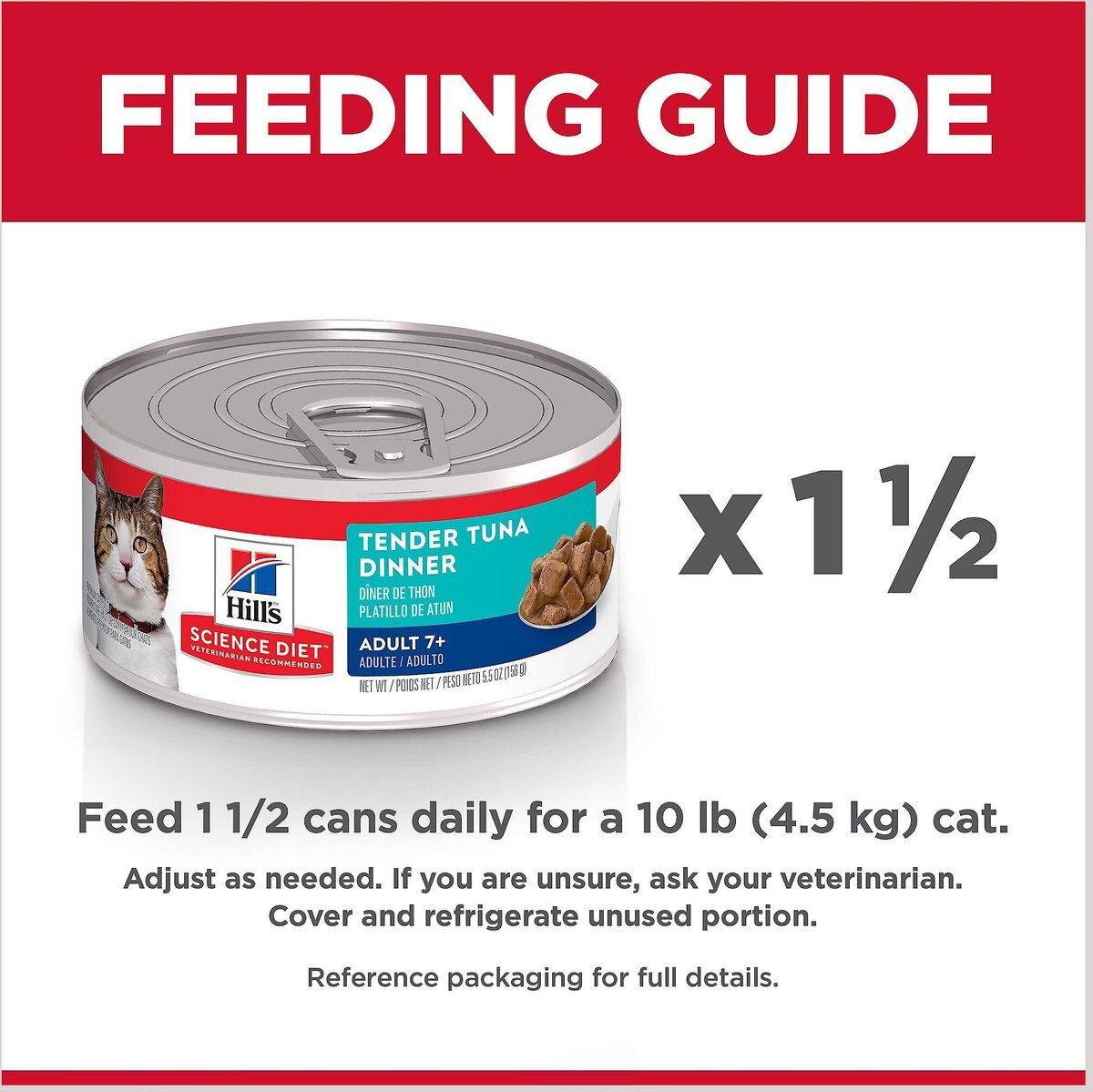 Hill's Science Diet Adult 7+ Tender Tuna Dinner Canned Cat Food