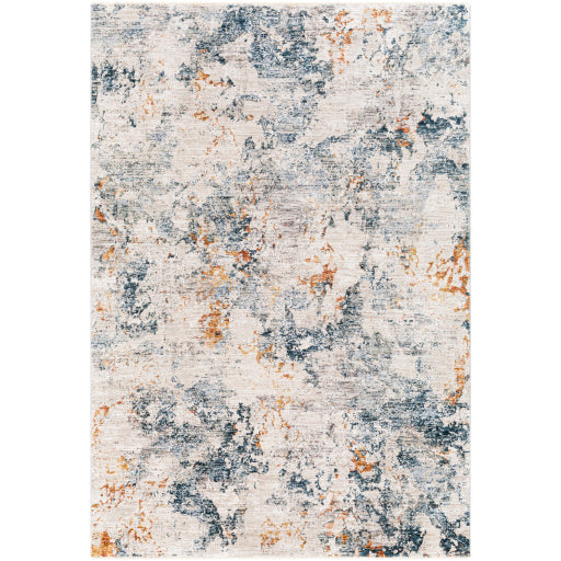 Laila Teal & Gray Rug