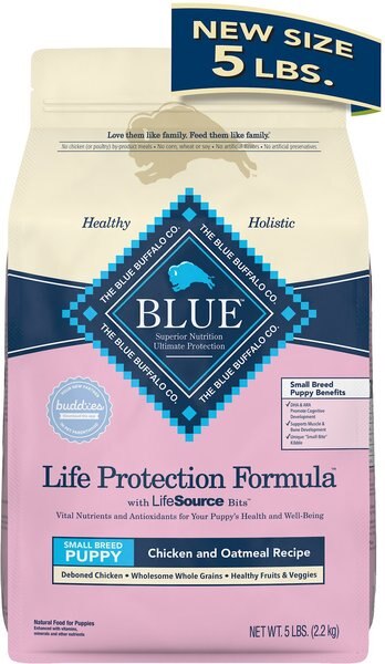 Blue Buffalo Life Protection Formula Small Breed Puppy Chicken and Oatmeal Recipe Dry Dog Food