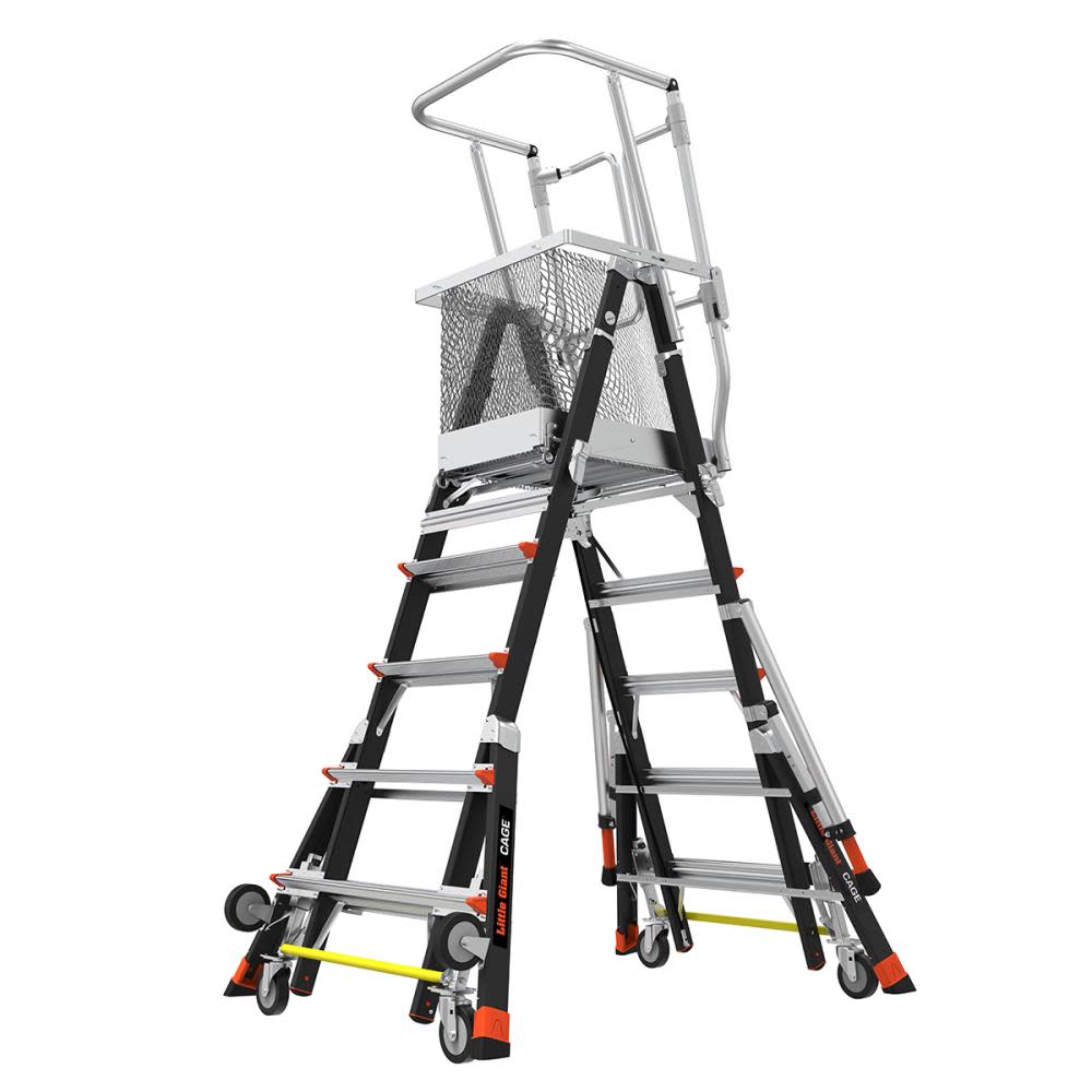 Little Giant Adjustable Safety Cage Type 1AA 5-9 Ft. ;