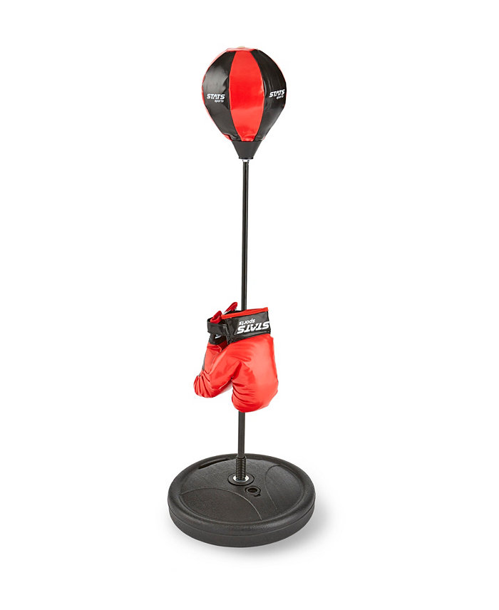 Stats Adjustable Punching Bag with Gloves Set  Created for You by Toys R Us