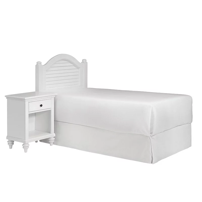 homestyles Bermuda Headboard and Nightstand 2-piece Set