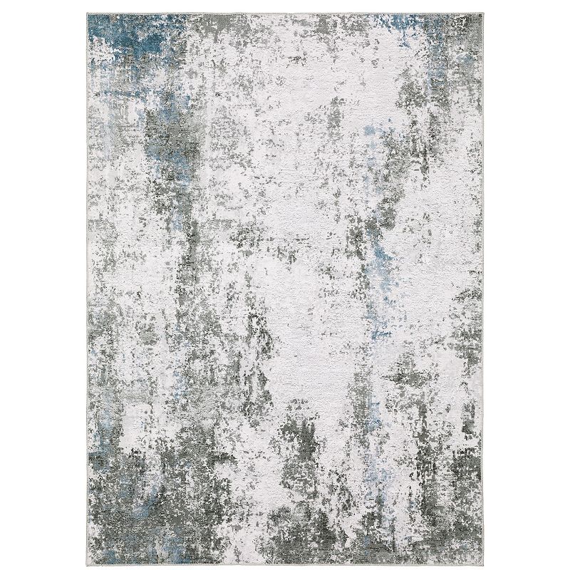 StyleHaven Marissa Washable Marbled Area Rug