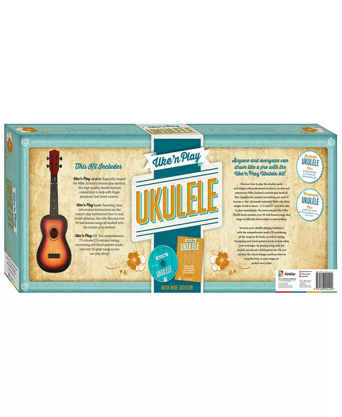 Hinkler UkeN Play Ukulele Kit Learn How To Play Ukulele At Home  Comes With Specially Made Ukulele For Beginners And Experts CD included With Tips And Songs Learning Music For Adults Learn To Play Over 50 Songs Hobbies