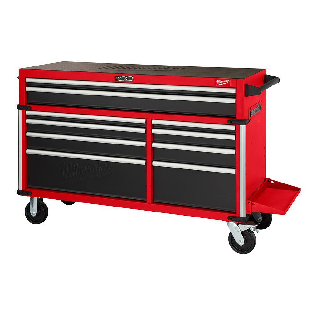 MW High Capacity 56 in. 10-Drawer Rolling Tool Chest Cabinet 48-22-8557