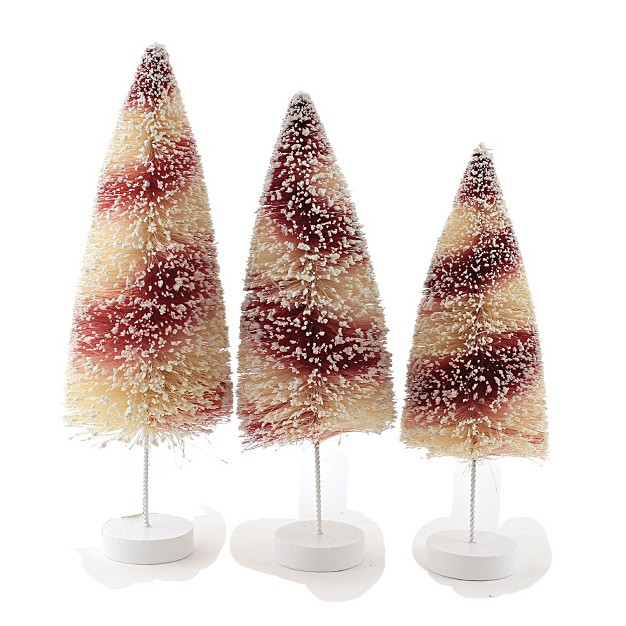 Christmas Candy Cane Bottle Brush Trees Bethany Lowe Designs Inc Decorative Figurines