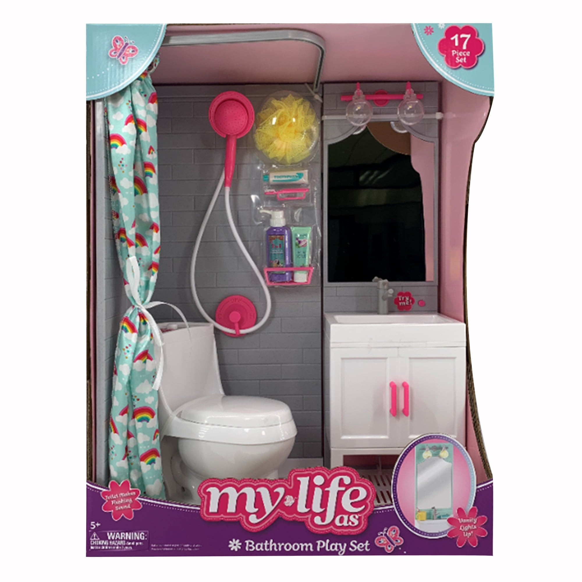 My Life As Complete Bathroom Play Set for 18” Dolls