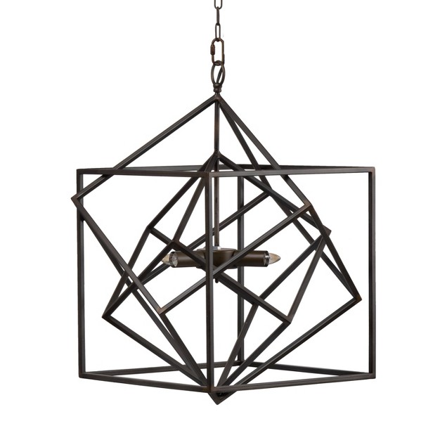 Takio Chandelier Matte Black A amp b Home