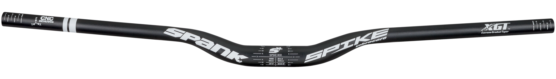 Spank Spike 800 Vibrocore Riser Handlebar - Ltd Edition - Black