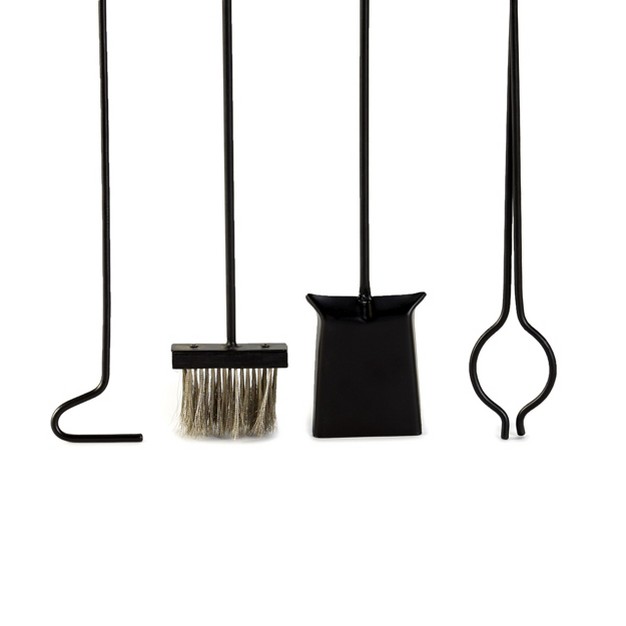 The Lakeside Collection Wrought Iron Fireplace And Hearth Care Taking Tool Set 5 Pieces 5 Pieces