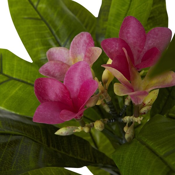 5' Plumeria Tree UV Resistant w/88 Lvs (Indoor/Outdoor)