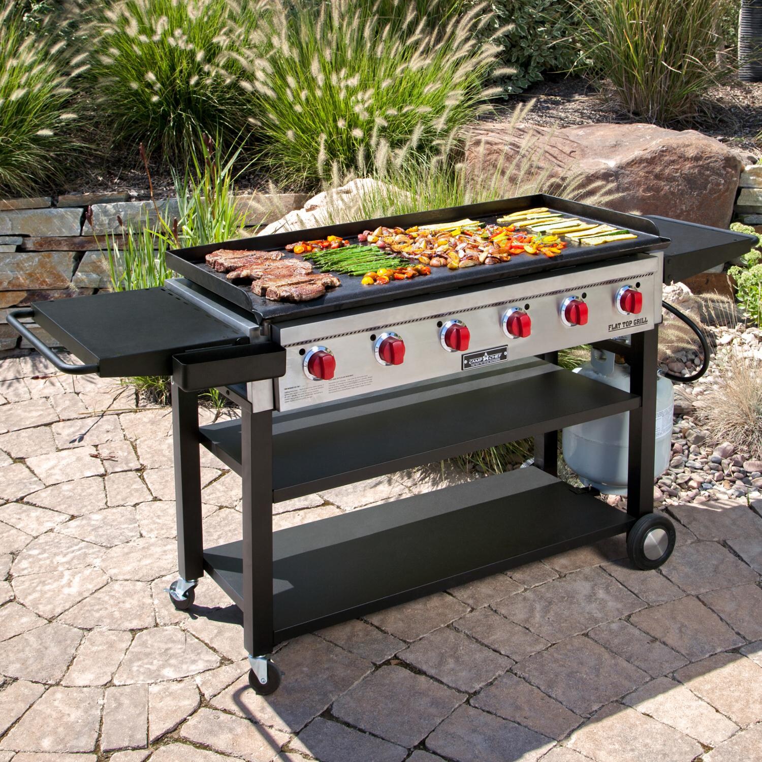 Camp Chef 900 6-Burner Flat Top Propane Gas Grill