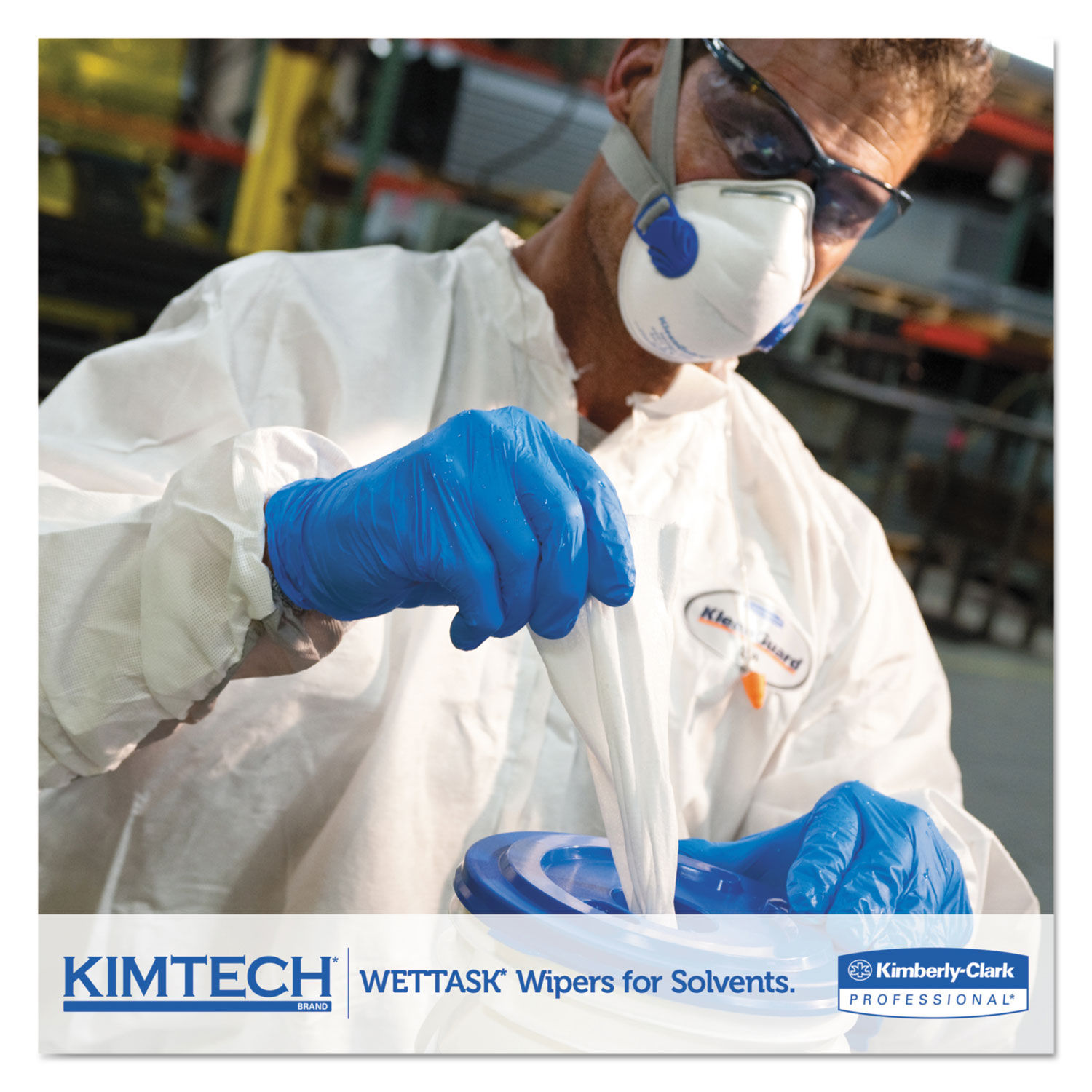 Power Clean Wipers for Solvents WetTask Customizable Wet Wiping System by WypAllandreg; KCC06006