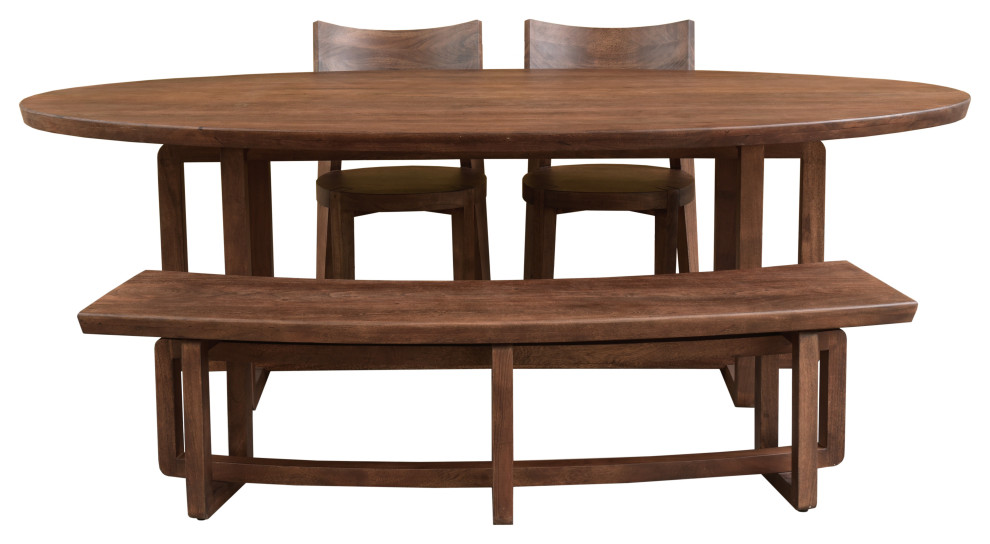 Arcadia Vinegar Brown Dining Chairs  Set of 2   Transitional   Dining Chairs   by Coast to Coast Imports  LLC  Houzz