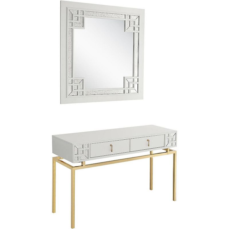 Camden Isle Dynasty Wall Mirror and Console Table