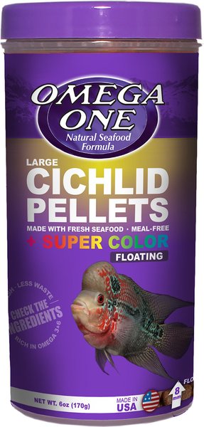 Omega One Large Cichlid Pellets Floating Fish Food