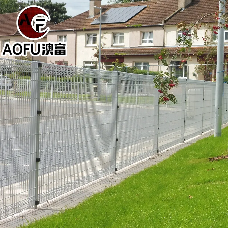 Roll top BRC wire mesh fence for road and highway  6ft brc welded wire mesh fencing brc fence for sale