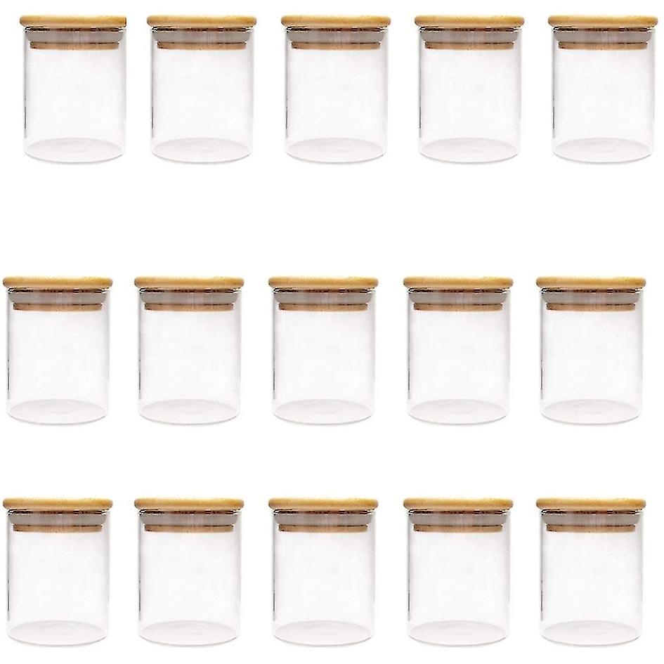 Storage Jars Glass Spice Jars Airtight Glass Containers Made Of Glass Jars With Lid Set， Storage Jars Set Glass Storage Kitchen Tea Spice Jars