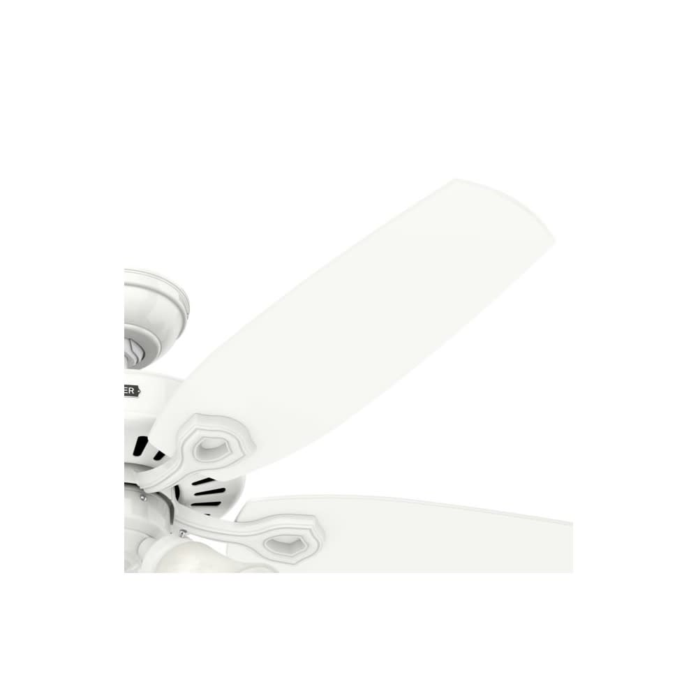 Hunter Builder Plus Ceiling Fan 52 Snow White Snow White ;