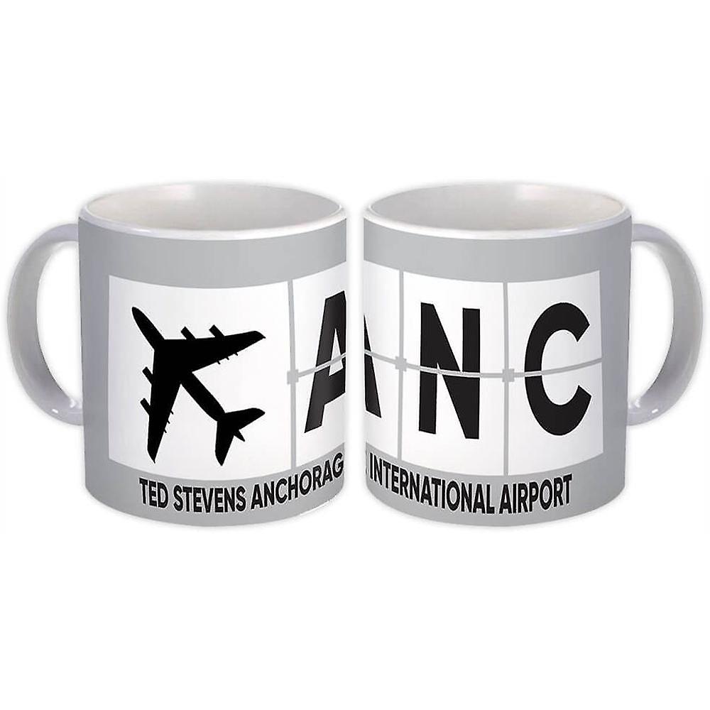 Gift Mug: USA Ted Stevens Anchorage Airport Alaska ANC Airline