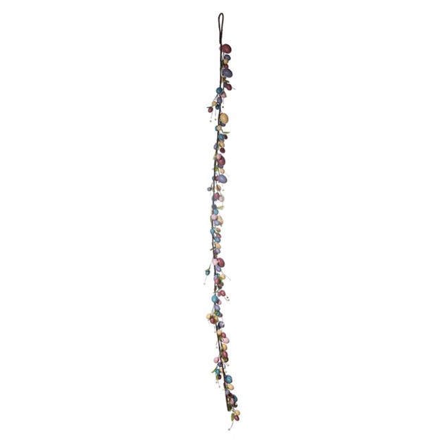 Transpac Foam 84 In Multicolor Easter Colorful Egg Garland