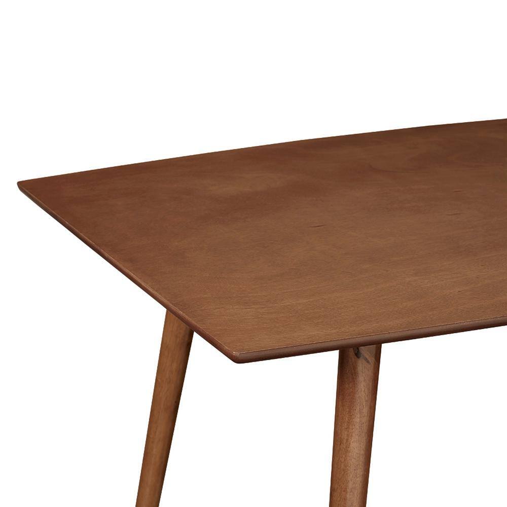 Walker Edison Furniture Company 60 in. Mid Century Wood Dining Table - Acorn HDW60MCAC