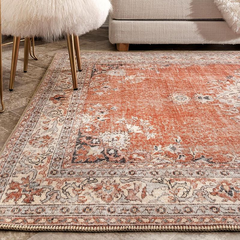 nuLOOM Flatweave Medallion Jess Rug