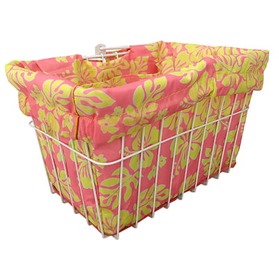 BASKET LINER C-CANDY STD HIBISCUS PK/YL