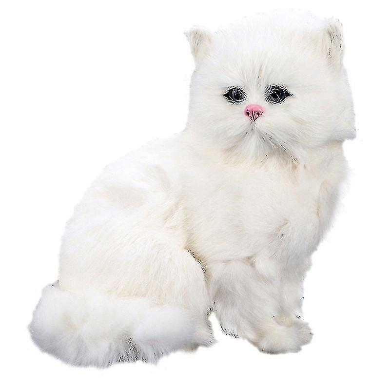 Realistic Persian Cat Furry Simulation Cat Creative Animals Decor