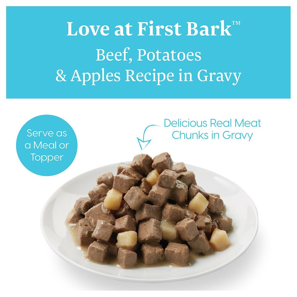 Solid Gold Love At First Bark Beef， Potatoes and Apples Puppy Recipe Grain-Free Canned Dog Food