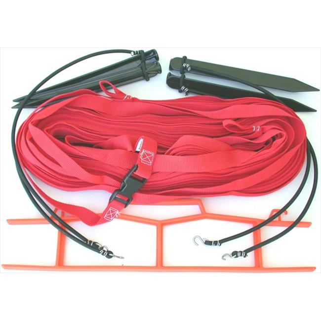 Home Court M8W25RS 8 Meter Red 1-inch Non-adjustable Web Courtlines