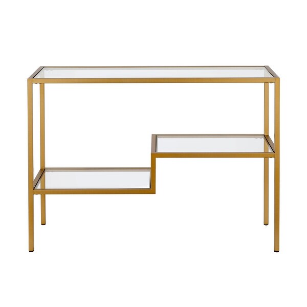 Lovett Console Table Brass Finish