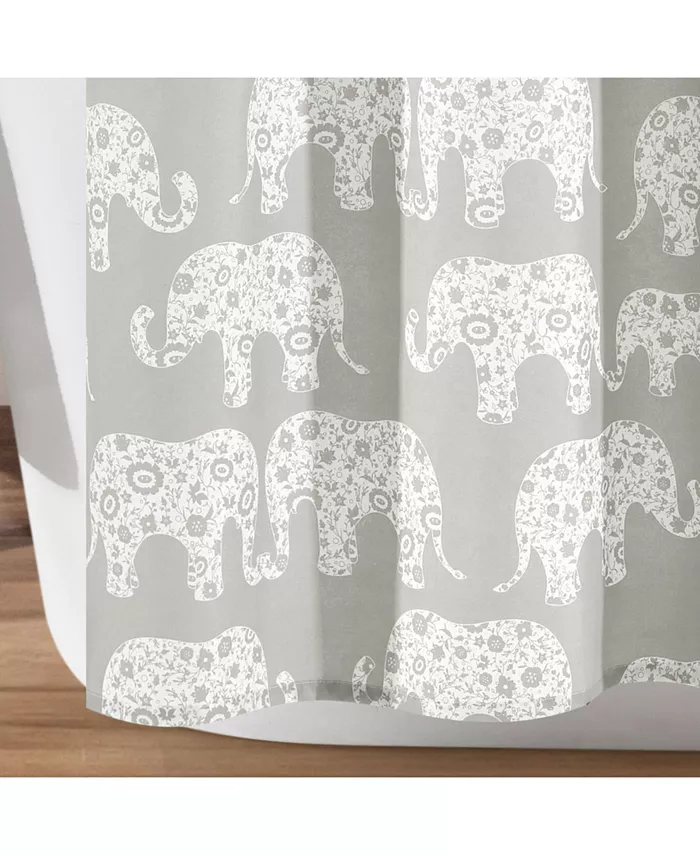 Macys Elephant Parade Shower Curtain  72 x 72