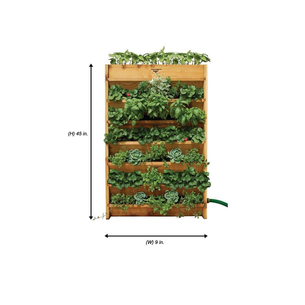 Gronomics 32 in. W x 45 in. H x 9 in. D Vertical Garden Bed VG 32-45